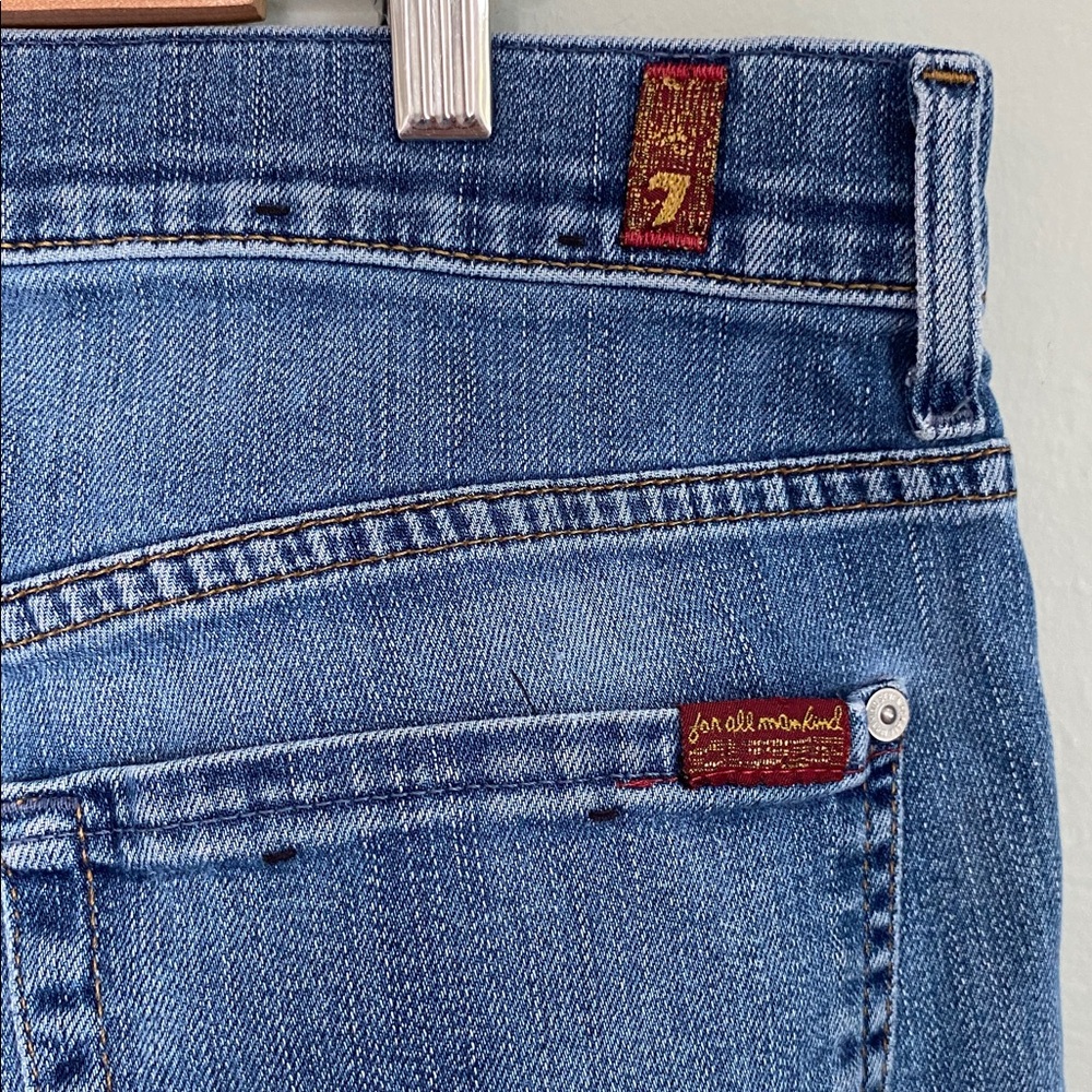 7 For All Mankind Men's Austyn Classic Blue Straight Leg Jeans Denim Size 32 - Picture 9 of 9